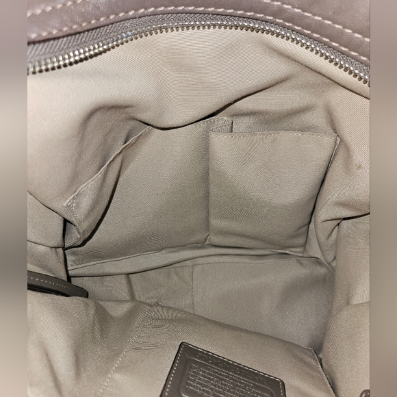 Coach Brown Mocha Leather Hobo Shoulder Bag -14706 - Picture 10 of 12